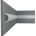 thumbnail image 5 of 2"H x 1 1/8"P x 94 1/2"L, (9 5/8" Repeat), Reeded Panel Moulding, 5 of 6