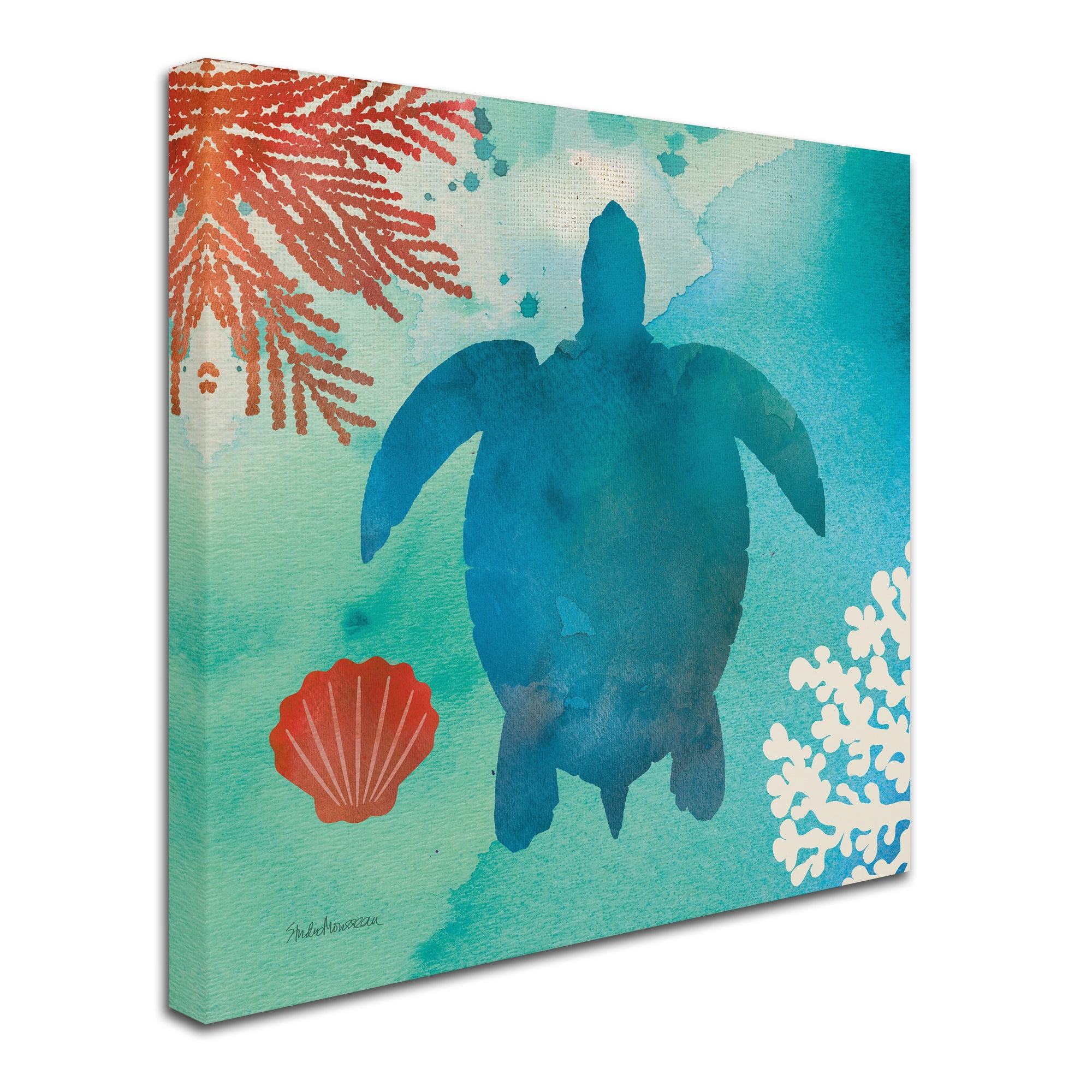 Trademark Fine Art 'Under the Sea II' Canvas Art by Studio Mousseau