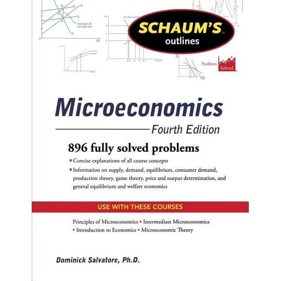 Schaum's Outline of Microeconomics, Fourth Edition, (Paperback)