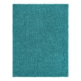 thumbnail image 6 of Unique Loom Solid Shag Collection Area Rug (9' x 12' Rectangle Deep Aqua Blue), 6 of 7
