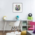 thumbnail image 3 of Stupell Industries Bohemian T-Rex Among Palm Trees Gray Framed Print Under Glass, 13 x 13, by Creative Studio, 3 of 8