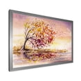 thumbnail image 2 of Designart 'Orange and Yellow Autumn Tree' Traditional Framed Art Print, 2 of 4