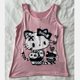 thumbnail image 4 of Camiseta sin mangas original de Sanrio Hello Kitty Y2k para mujer, accesorios Y2k, ropa para mujer, linda camiseta corta blanca, ropa de moda coreana, 4 of 4