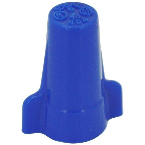 Ideal Wing-Nut Wire Connectors 454 - Blue - 25 Per Bag, 2 Bags