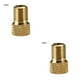 thumbnail image 3 of Greeniant Paquete de 10 Presta a Schrader Operación simple Ahorro de fuerza Adaptación de la bomba Convertidor de válvulas de mantenimiento de Type2 NO2, 3 of 6