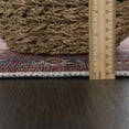 thumbnail image 3 of Hauteloom Georgia Bian Machine Washable Area Rug - Oriental Floral Style - Living Room Distressed Carpet - Pet Friendly - Brick Red, Burgundy, Dark Red, Terra Cotta - 6'7" x 9', 3 of 10