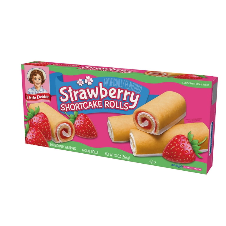 Little Debbie Strawberry Shortcake Rolls, 6 ct, 13.0 oz