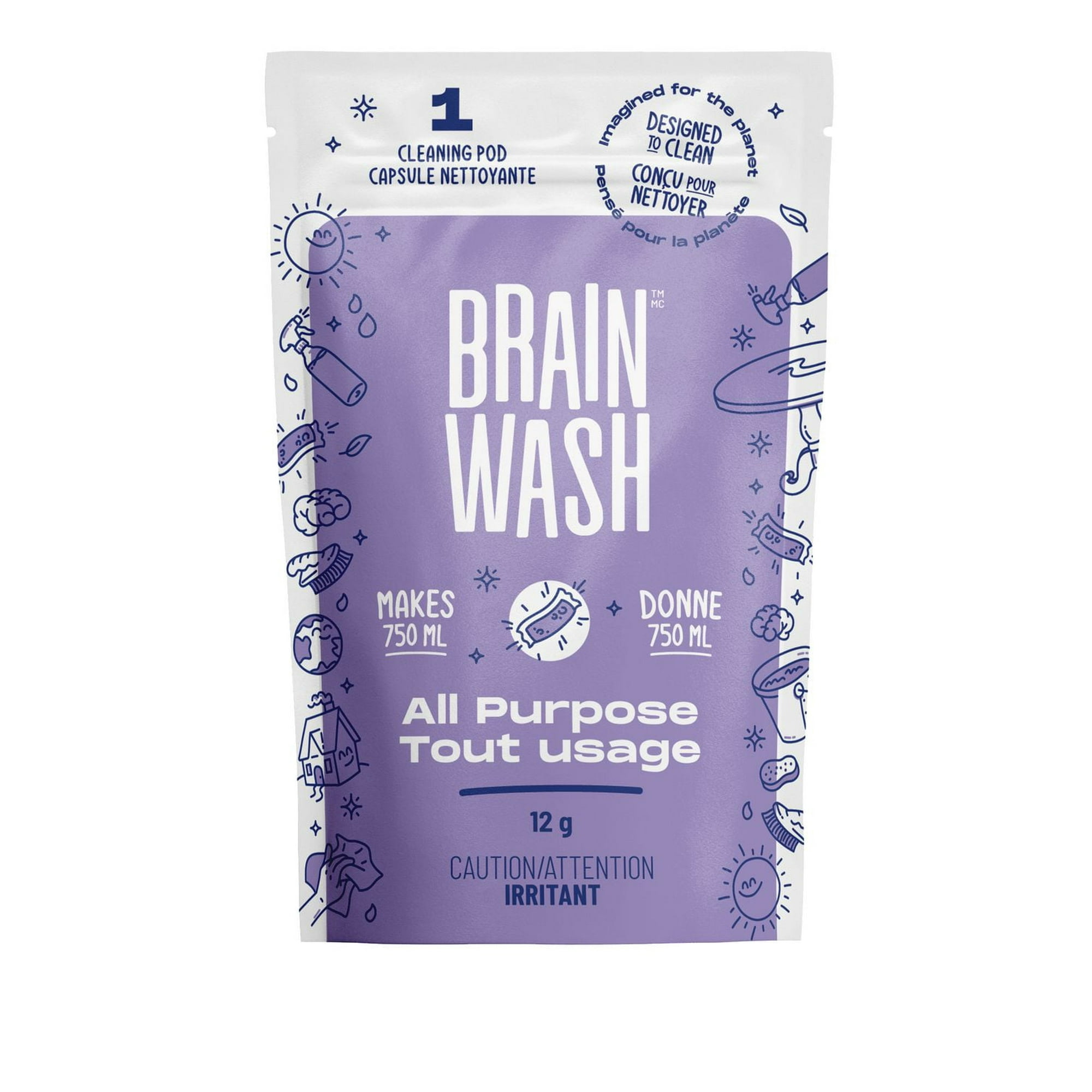 Brain Wash All Purpose Cleaner Refill Pod - Walmart.ca