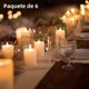 thumbnail image 2 of Velas Led Eléctricas Sin llama, 6 Velas Decorativas Luces Luz de Té de Decoración Flama Realista Velas para Decoraciones Navideñas en Hogar,Bodas,Fiestas,Navidad, 2 of 4