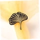 thumbnail image 2 of YSNOOWE 4Ud Para Servilletas Dorados Con De Hoja Ginkgo Para De En Fiestas, 2 of 7