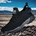 thumbnail image 5 of Men's Lightweight Breathable High-Top Sneakers Suitable for Running, Basketball, Tennis - Outdoor Non-Slip Athletic  Neutral Traction for Training, Gym, Casual & with Lace-Up Closure, Cushioned Sole, 5 of 9