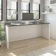 thumbnail image 3 of Bestar Pro-Concept Plus 72" Narrow Desk Shell in White and Deep Gray, 3 of 4