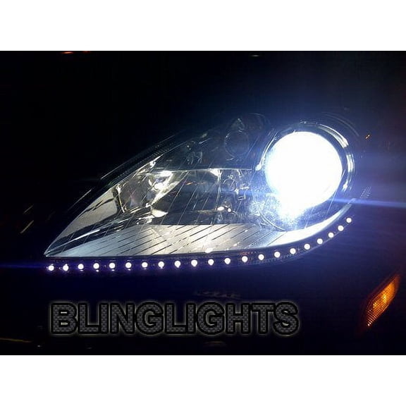 For Mercedes SLK R171 LED DRL Head Lights Strips Day Time Running Lamps Kit