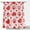 Red Pink, variant on Valentine''s Day Shower Curtain Red Romantic Love Heart Paw Print Dot Plaid Sweet Lover Sweetheart Couple Modern Wedding Fabric Curtain with Hook