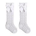 thumbnail image 2 of SUNSIOM Infant Girls Long Stockings Princess Solid Color Cute Bowknot Socks Spring Summer Thin Mesh Over-The-Knee Socks, 2 of 7