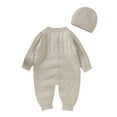thumbnail image 3 of Vedolay Baby Girl Autumn Outfits Boys Girls Cute Warm Winter Jumpsuits Overall Romper Clothes Khaki,68, 3 of 5