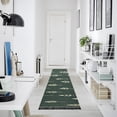 thumbnail image 4 of Yayeee Runner Rug for Bedroom 2'x6' Machine Washable Hallway Non Slip Mat, Dark Green Plants, 4 of 8