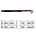 thumbnail image 3 of "WALFRONT Fishing Rod Collapsible Telescopic Fishing Pole Ultralight Carbon Rod Outdoor Sport Sea Saltwater Freshwater Tackle Accessory 1.8m, 2.1m, 2.4m, 2.7m,3.0m", 3 of 9