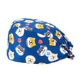 thumbnail image 3 of Gorro exfoliante perfecl para enfermeras Algodón Estampado Ajustable, 3 of 8