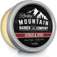 thumbnail image 1 of Rocky Mountain Barber Company Colonia sólida para hombres – Aroma cítrico y especiado – Tamaño de 2 onzas – Hecho con aceite de coco manteca de karité – Aroma duradero, 1 of 5