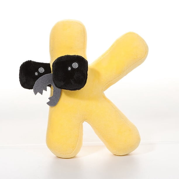 Lol pero son alfabeto de peluche de juguete suave Animal relleno niños regalo 26 letras en inglés juguete Montessori zhangyuxiang LED