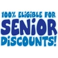 thumbnail image 3 of CafePress - ELIGIBLE FOR SENIOR DISCOUNTS! Large Mug - 15 oz Ceramic Large White Novelty Mug, 3 of 6