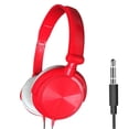 thumbnail image 2 of Auriculares Estéreo perfecl con Cable de 3.5 Mm Plegable rojo, 2 of 6
