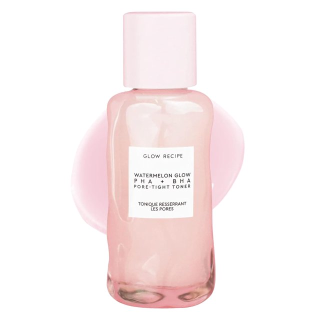 PHA + BHA Face Toner - Korean Skin Care Pore Minimizer & Gentle Facial Exfoliator for Tightening, Hydrating & Exfoliating - Glycerin, Watermelon & Cactus Water (40ml)