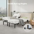 thumbnail image 4 of FLEXISPOT Zero Clearance Split King Adjustable Bed Frame Base with Wireless Remote,Zero Gravity, Mattress Holder, Anti-Snore, 4 of 11