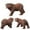 C, variant on Bwiyojiz Educational Toys The Bear Animals Figurines Home Decorate Toy, Gifts for Him, Brown