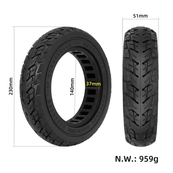 PASILI 9.5 Inch 9.5*2.0 Solid Tyre For-Xiaomi Electric Scooter Tire Refit 8 1/2*2