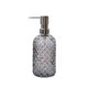 thumbnail image 1 of Dispensador de jabón de vidrio con bomba de acero inoxidable, botella dispensadora de loción for baño., 1 of 5