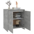 thumbnail image 3 of vidaXL Sideboard Concrete Grey 70x41x75 cm Engineered Wood, 3 of 5