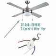 thumbnail image 3 of 1PCS Ceiling Fan Lights Switch ZingEar ZE-208S E89885 3 Speed 4 Wire Fan Switch Pull Chain ,Fan Lig.., 3 of 5
