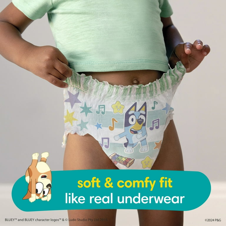 【THE MOZZ】Kiyu Training Pants Pampers Easy Ups Bluey Training Pants for Toddler Boys, Size