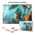 thumbnail image 6 of Naloa Underwater Swimming Guinea Pig Custom Puzzles Personalized Puzzle 1000 Pieces from Photo Custom Jigsaw Puzzle for Wedding, Graduation, (29.5×19.7in, Vertical), 6 of 9