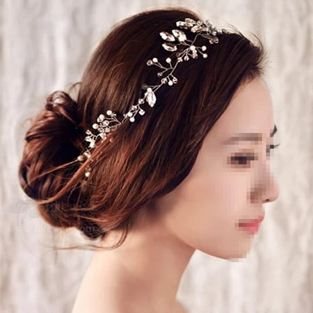 Bride Wedding Handmade Pearl Twisted Beads Diamond Hair Chain Hair Band Headdress Hair Accessories | Walmart Canada Bride Wedding Handmade Pearl Twisted Beads Diamond Hair Chain Hair Band Headdress Hair Accessories | Walmart Canada