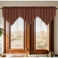 thumbnail image 5 of Xuniizn Blackout Curtains, Valances for Windows ​- Short Curtains for Living Room, Bedroom & Kitchen Windows, Thermal Insulated Blackout Curtains for Bedroom and Decorative Valances for Window, 5 of 7