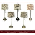 thumbnail image 5 of Royal Designs 28" Crystal and Brushed Nickel Lamp with Cream and Brown Dog Lover Print Drum Hardback Lamp Shade, 5 of 7