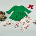 thumbnail image 2 of Bébé bébé Filles Fleur Top Robe Pantalon Legging Vêtements Nous Stock, 2 of 6