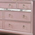 thumbnail image 3 of Furniture of America Appell Solid Wood 7-Drawer Dresser in Rose Gold, 3 of 3