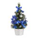 thumbnail image 5 of Wosthever Mini árbol de pino de Navidad de 20cm, paisaje Artificial, decoración de Navidad, accesorio de fotografía, artesanía DIY para azul real 2Conjunto, 5 of 6
