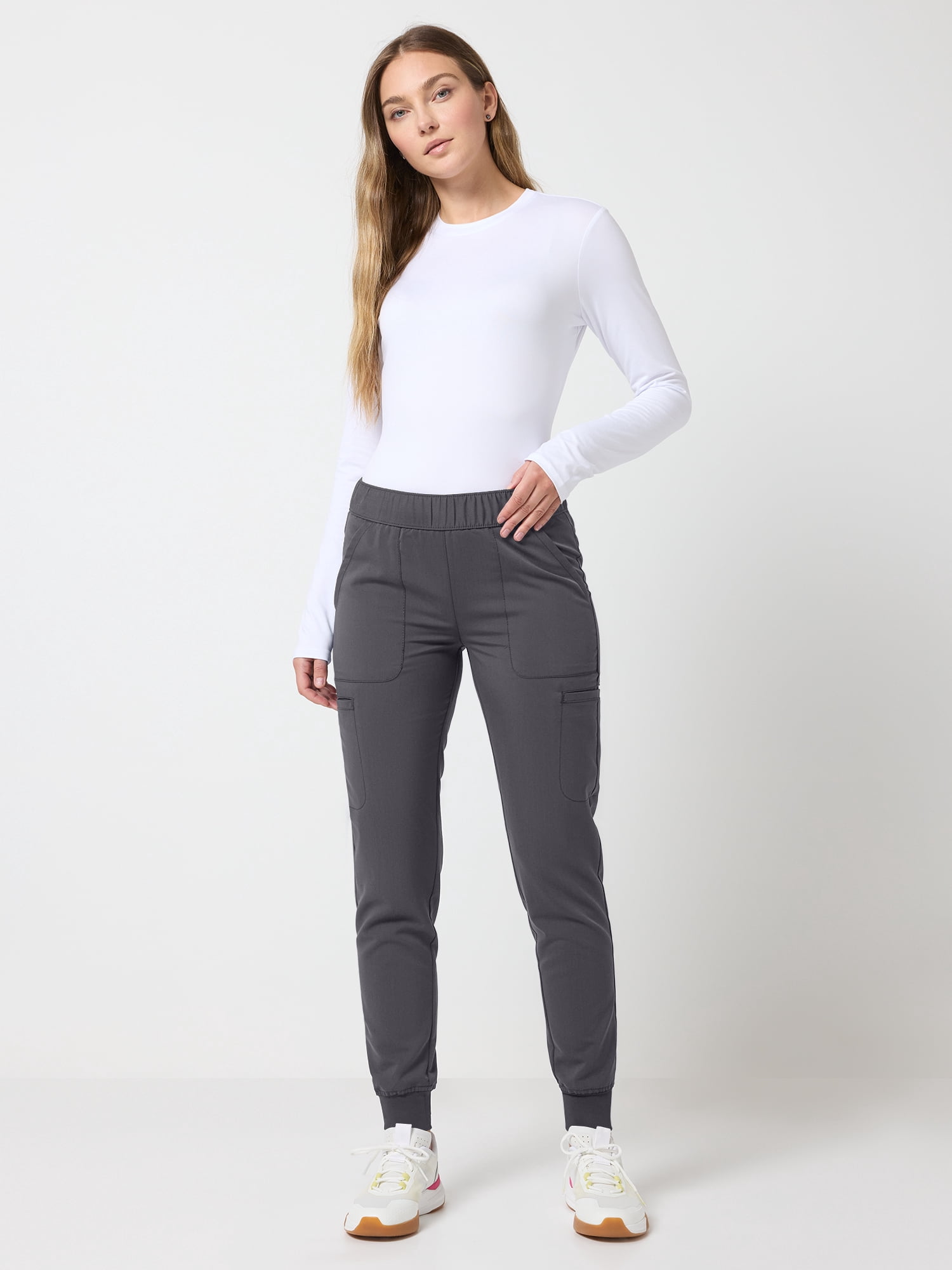 Scrubstar Ultimate Women’s Antimicrobial Cargo Jogger Scrub Pant, Sizes XS–3XL