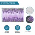 thumbnail image 6 of Purple Lavender Placemats Set of 4, Spring Watercolor Wildflowers Plant Plaid Placemats for Dining Table, Place Mats for Kitchen Tabletop, Waterproof Wipeable Dining Table Mats Set, 6 of 9