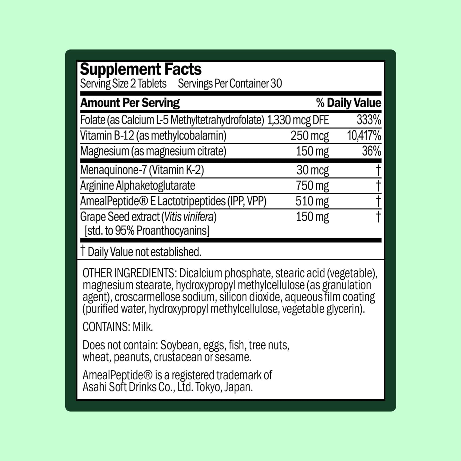 WellWithAll Blood Pressure Support | Supports Healthy Blood Pressure & Circulation | 60 Tablets