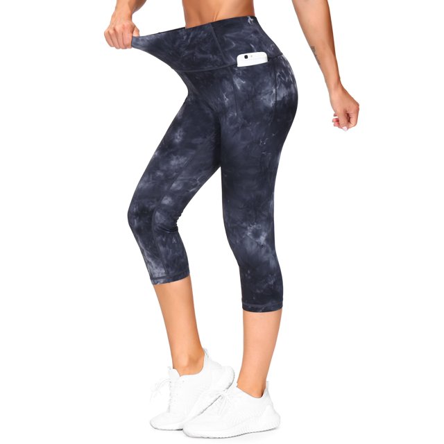 Pantalones de yoga THE GYM PEOPLE Tummy Control con bolsillos para mujer