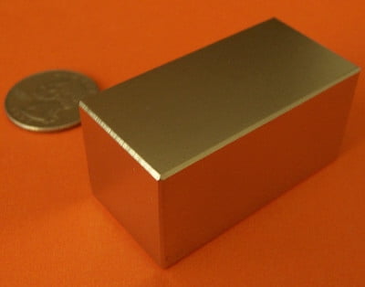 Neodymium Magnets Block 2 in x 1 in x 1 in