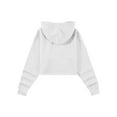 thumbnail image 4 of Ma Croix Womens Cropped Hoodie Casual Pullover Sweatshirt, 4 of 7