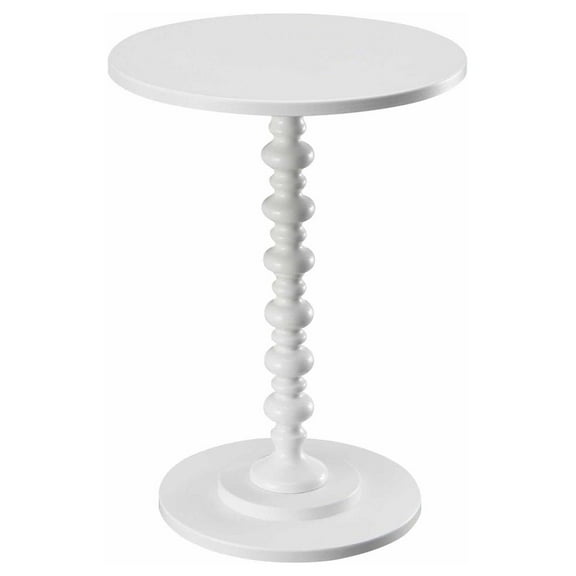 TiaGOC Palm Beach Spindle Table, White