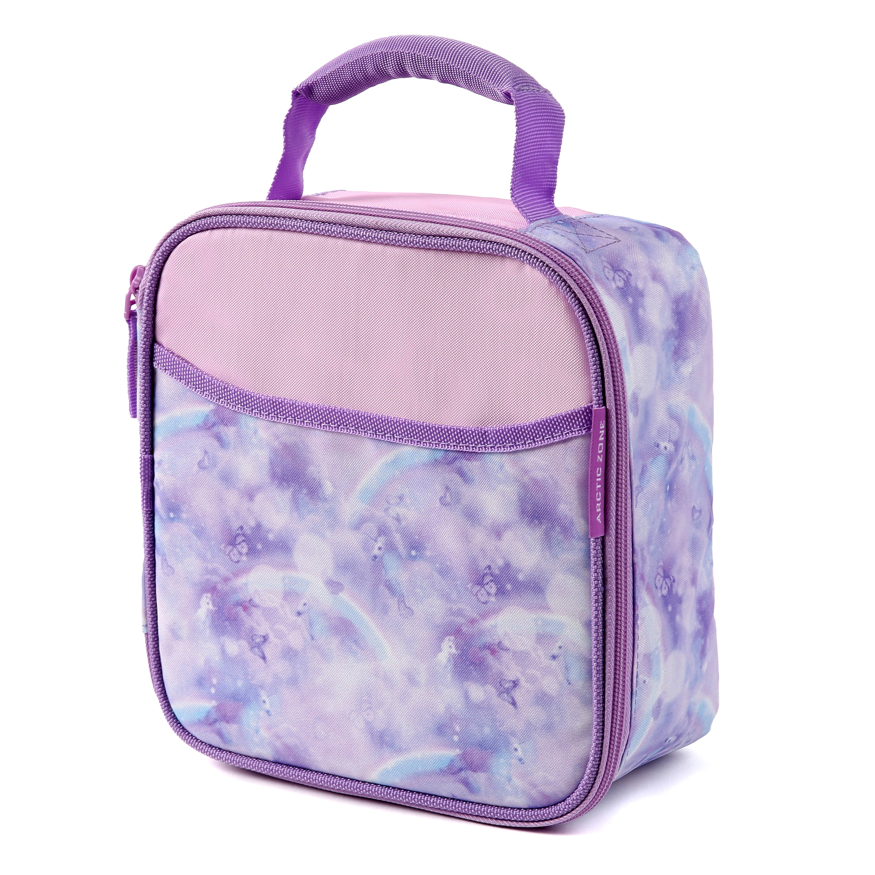 Arctic Zone Kids Classics Utility Reusable Lunch Box with Microban Lining and Ice Pack, Unicorn